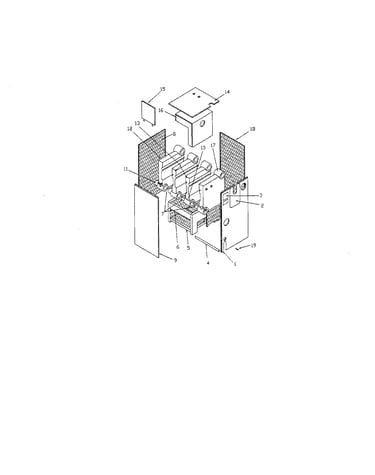 Induced draft boilers