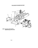Propane gase burner and manifold