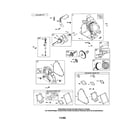 Briggs & Stratton 21C114-0370-E1 cylinder/crankshaft/crankcase cover diagram