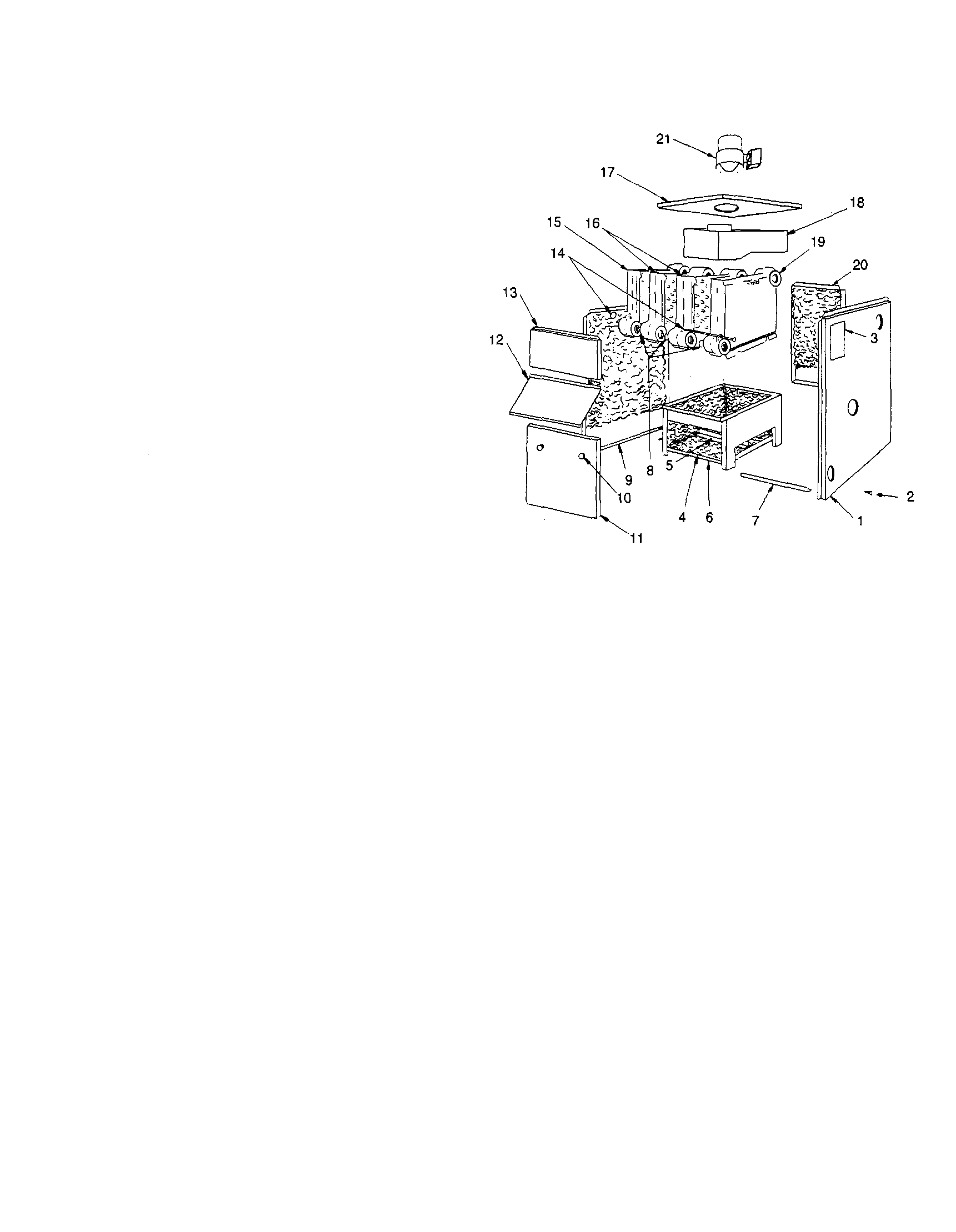 Jacket-section/base parts