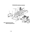 Natural gas burners/manifold parts