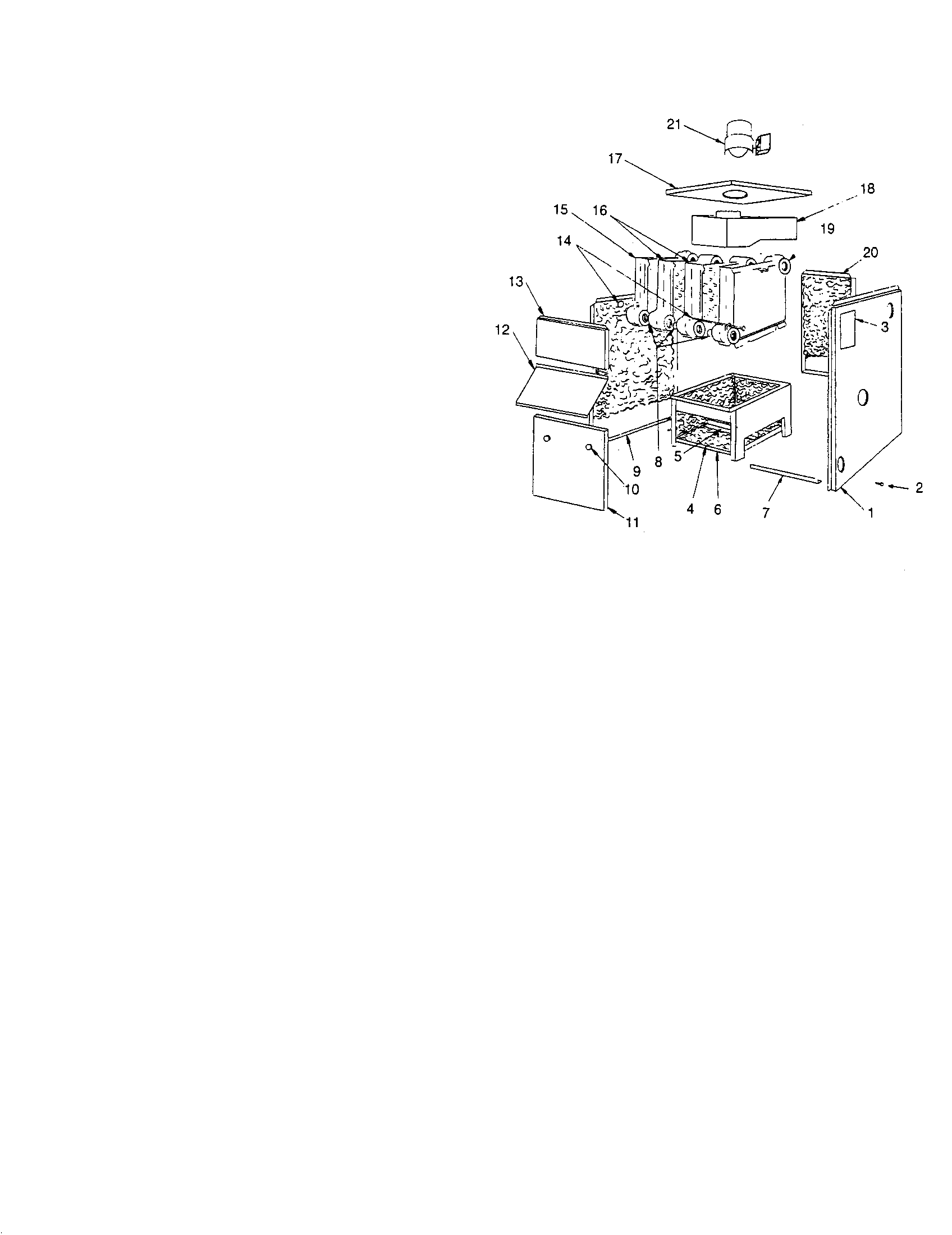 Jacket-section/base parts