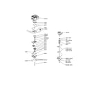 Earthquake E43 engine/handlebar/earth auger diagram