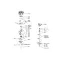 Earthquake E43 engine/handlebar/earth auger diagram