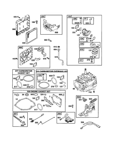 Carburetor/short block