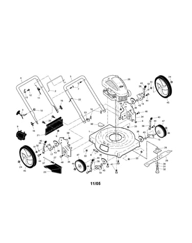Rotary lawn mower