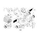Craftsman 917388920 rotary lawn mower diagram