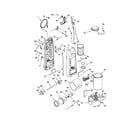 Kenmore 11635725401 dust compartment and motor diagram