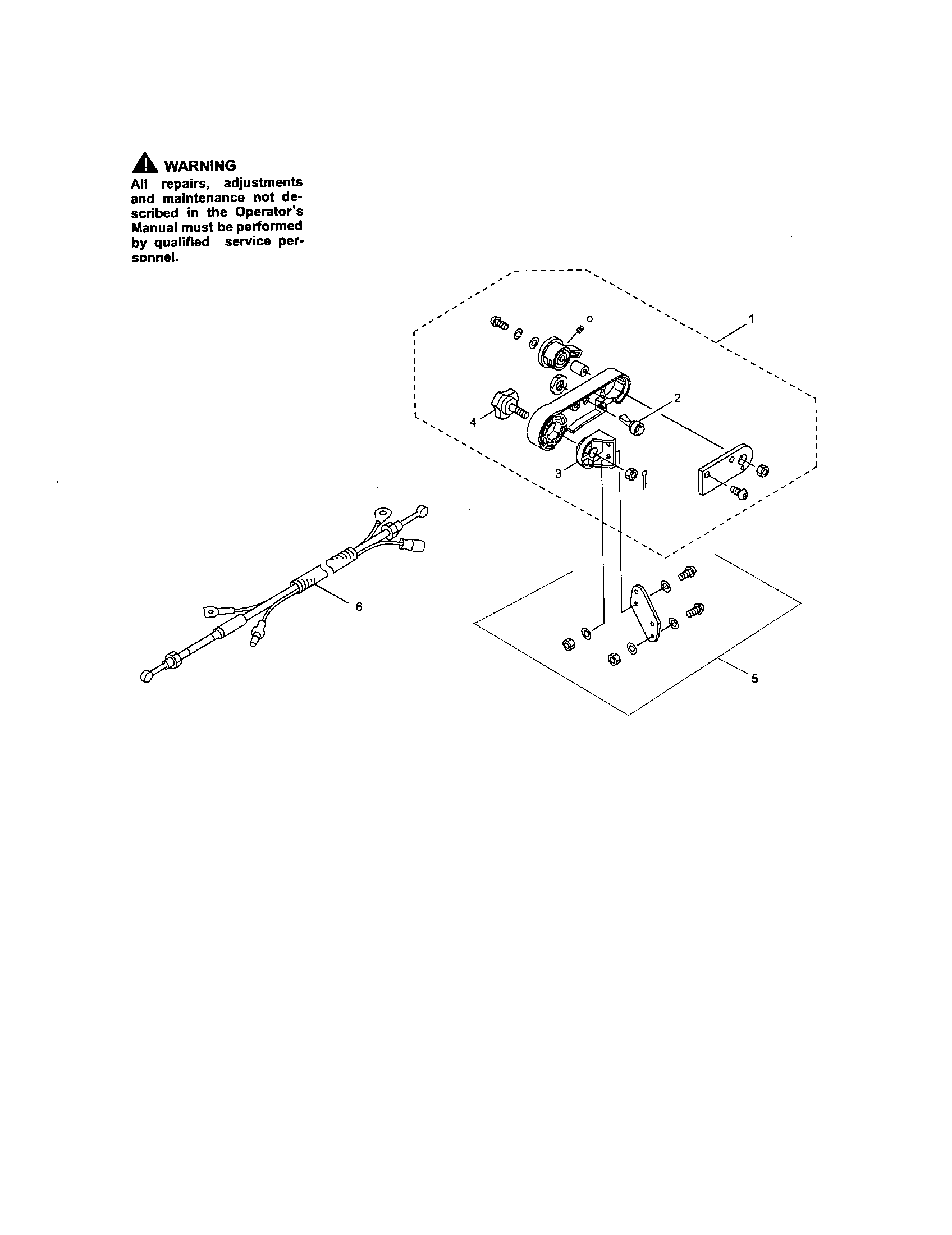 Throttle lever and cable