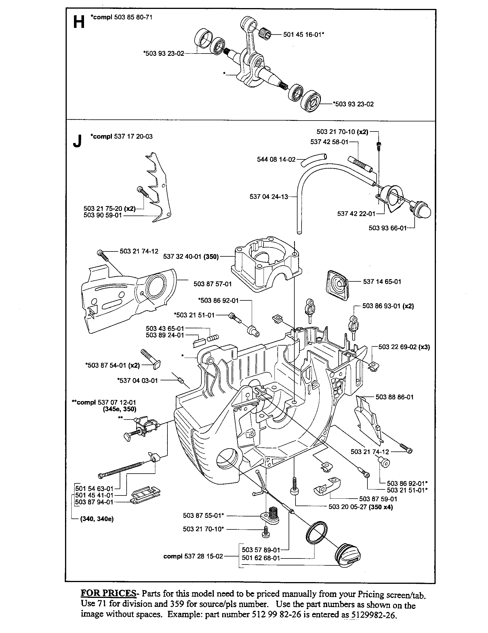 Crankcase/crankshaft