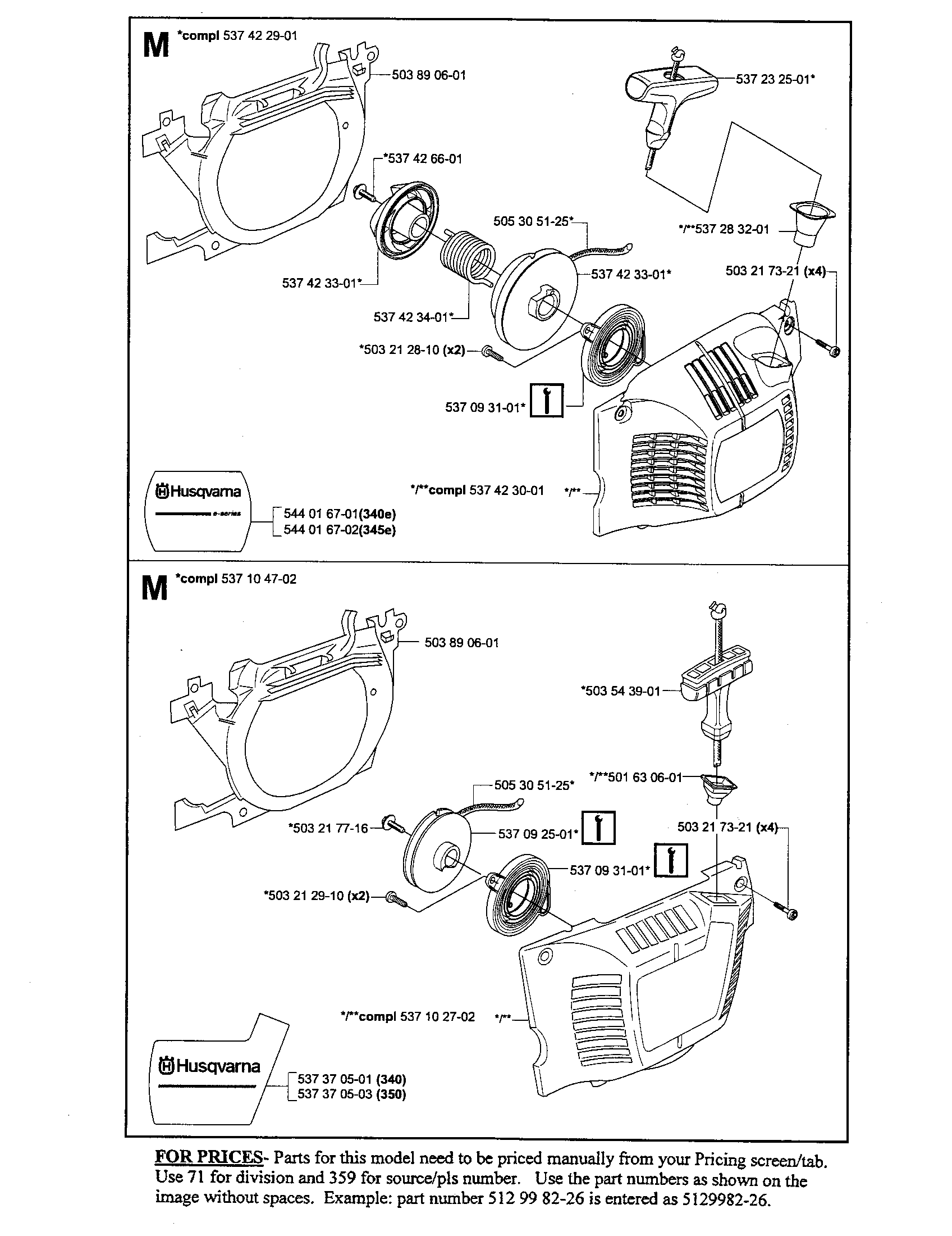 Starter assembly