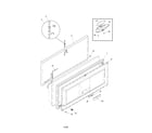 Frigidaire FFC1524DW2 door diagram