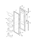 Refrigerator door