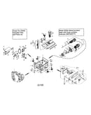 Frame/stator/rotor/control panel