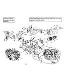 Frame/stator/rotor/control panel