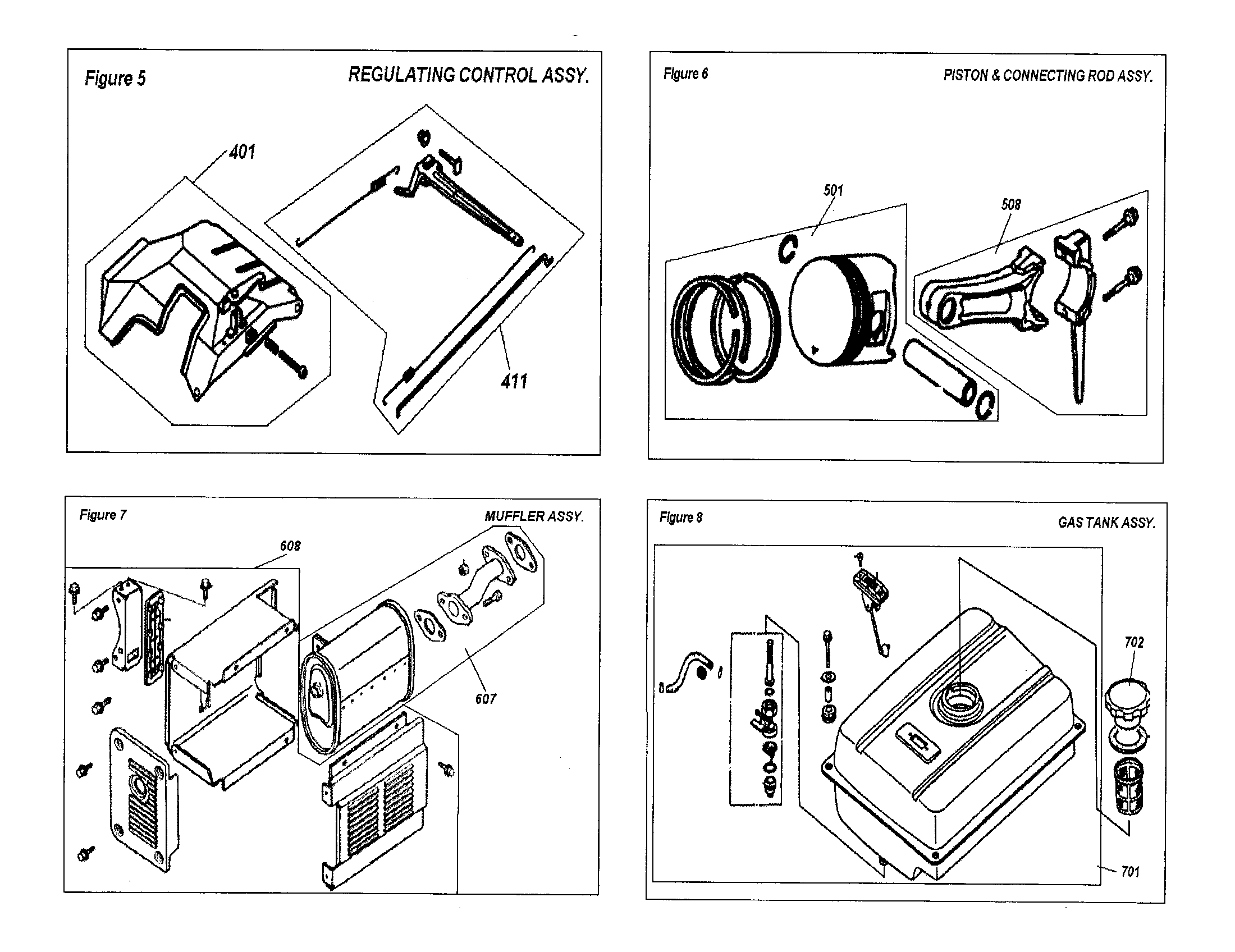 Muffler/regulating control