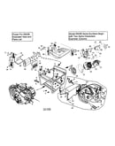 Frame/stator/rotor/control panel