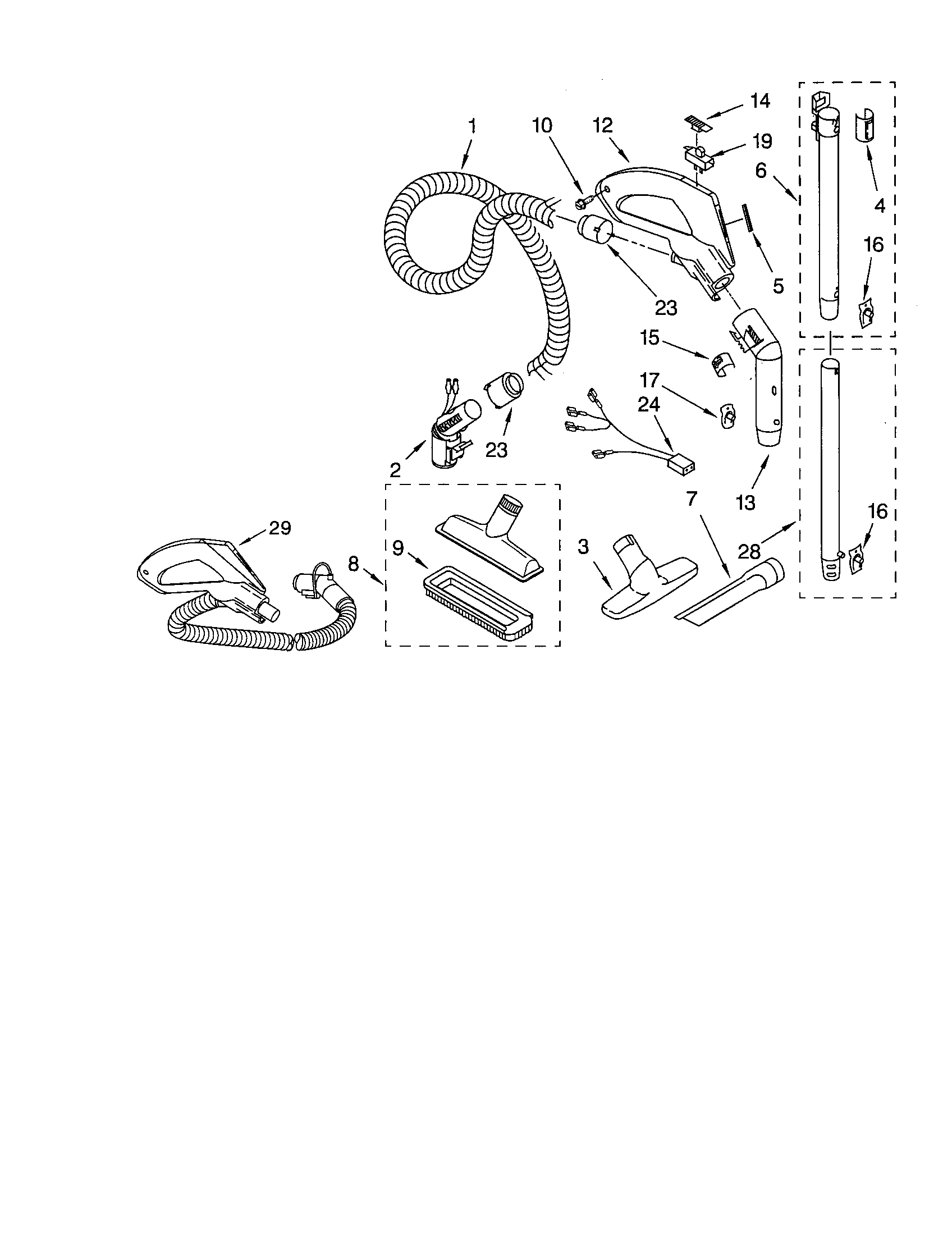 Hose/attachments