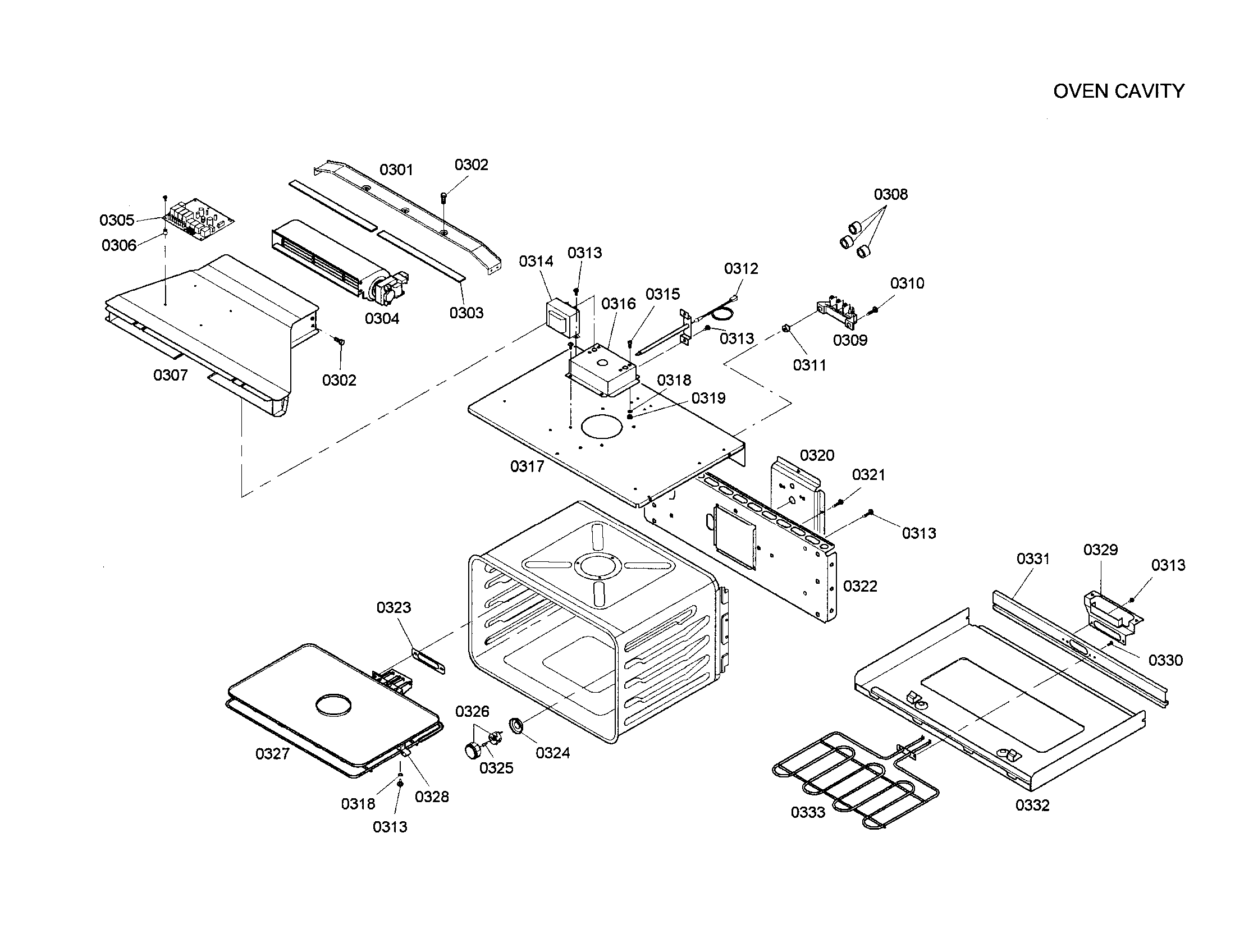 OVEN CAVITY