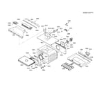 Bosch HBL5045AUC/01 oven cavity diagram