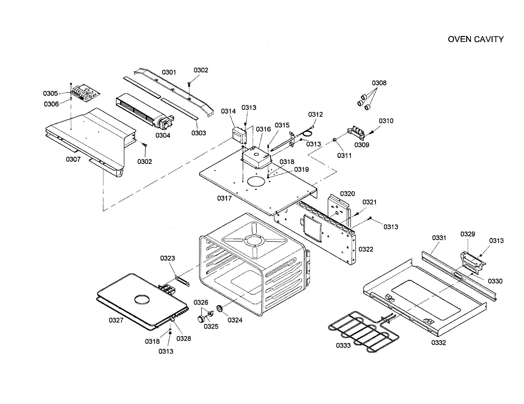 OVEN CAVITY