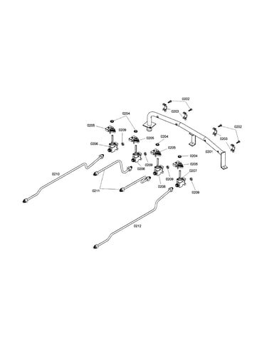 Manifold/valve/tubing