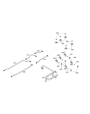 Manifold/valve/tubing