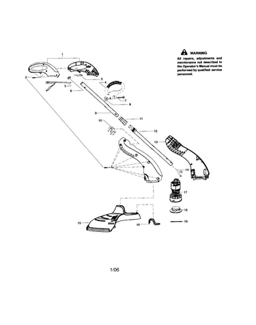 Line trimmer assembly