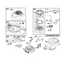 Rewind starter/blower housing
