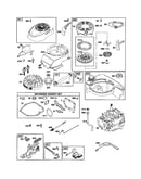Blower housing/rewind starter