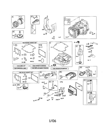 Cylinder/crankshaft/sump-engine