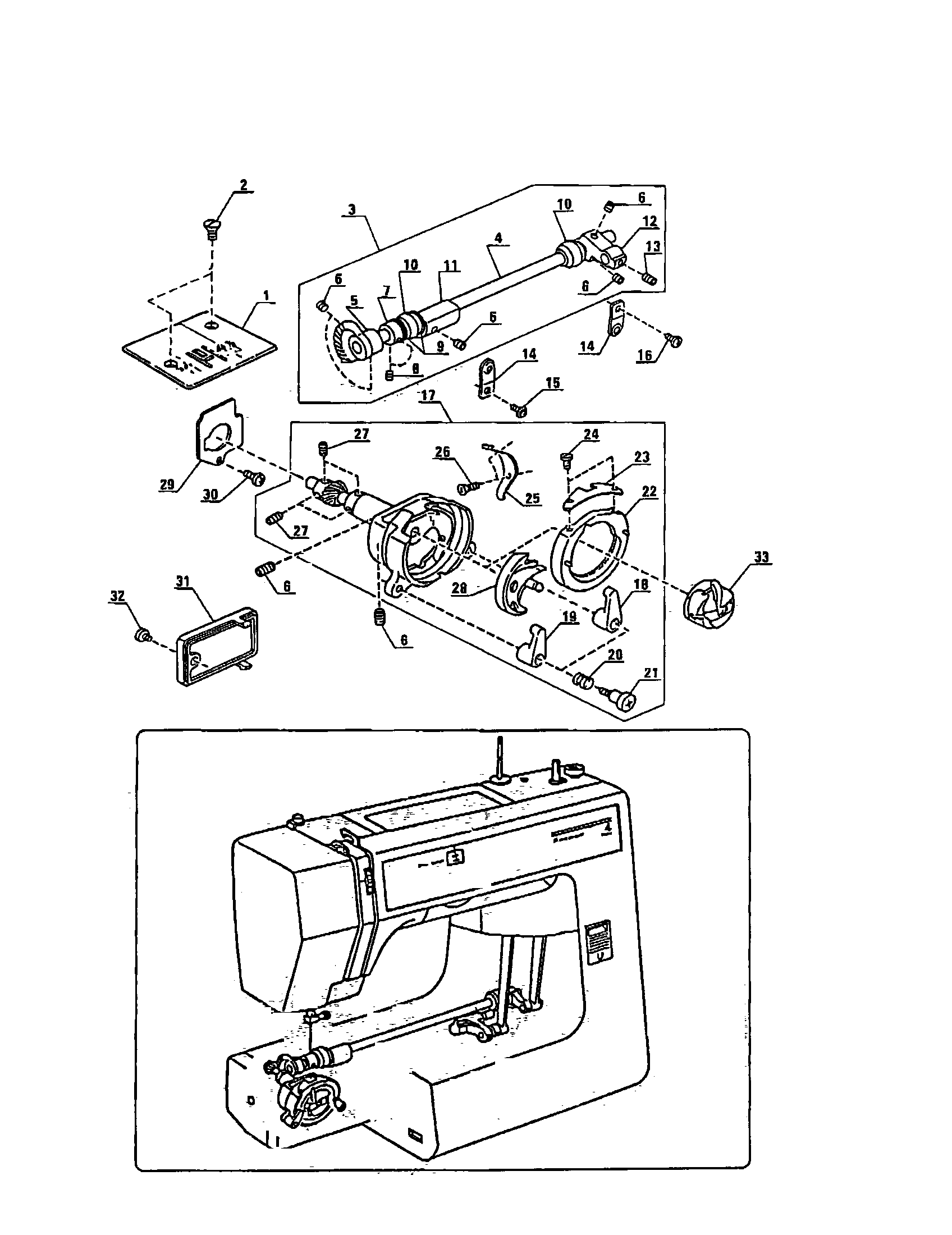 Lower shaft assembly