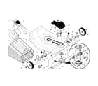 Craftsman 917389892 wheels/tires/bag diagram