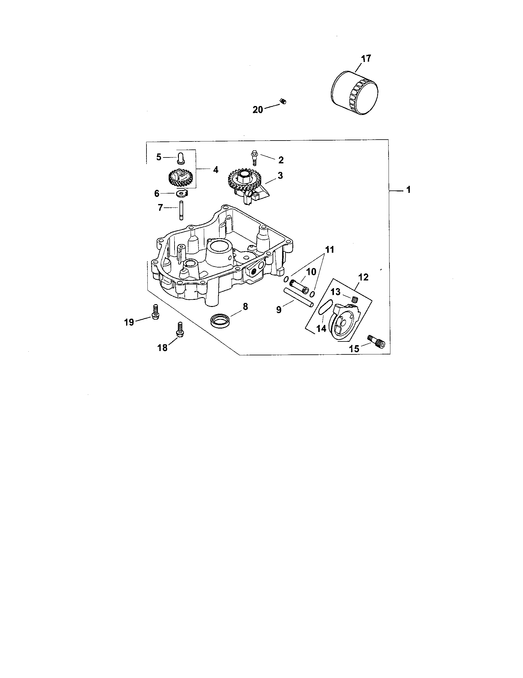 Oil pan / lubrication