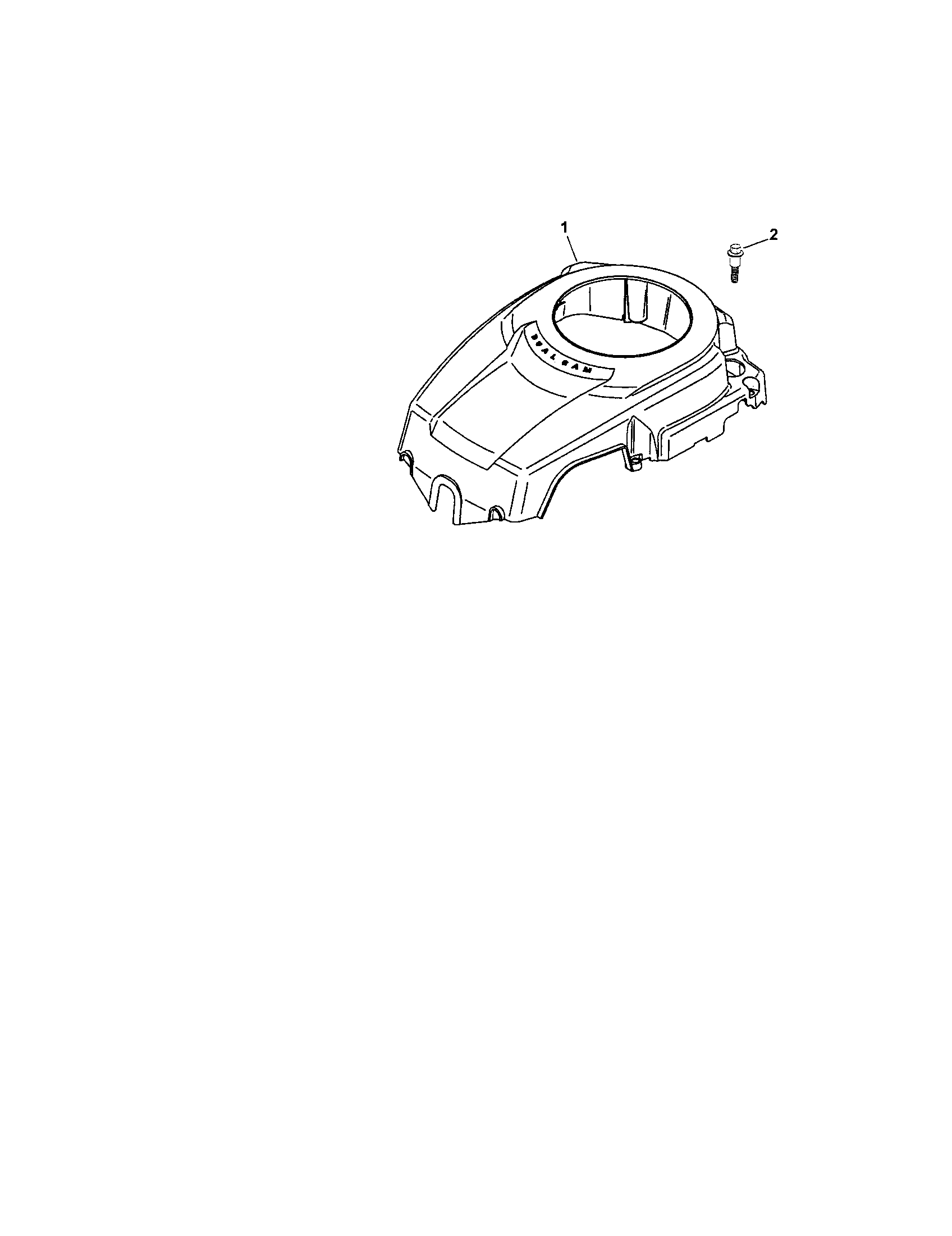 Blower housing and baffles