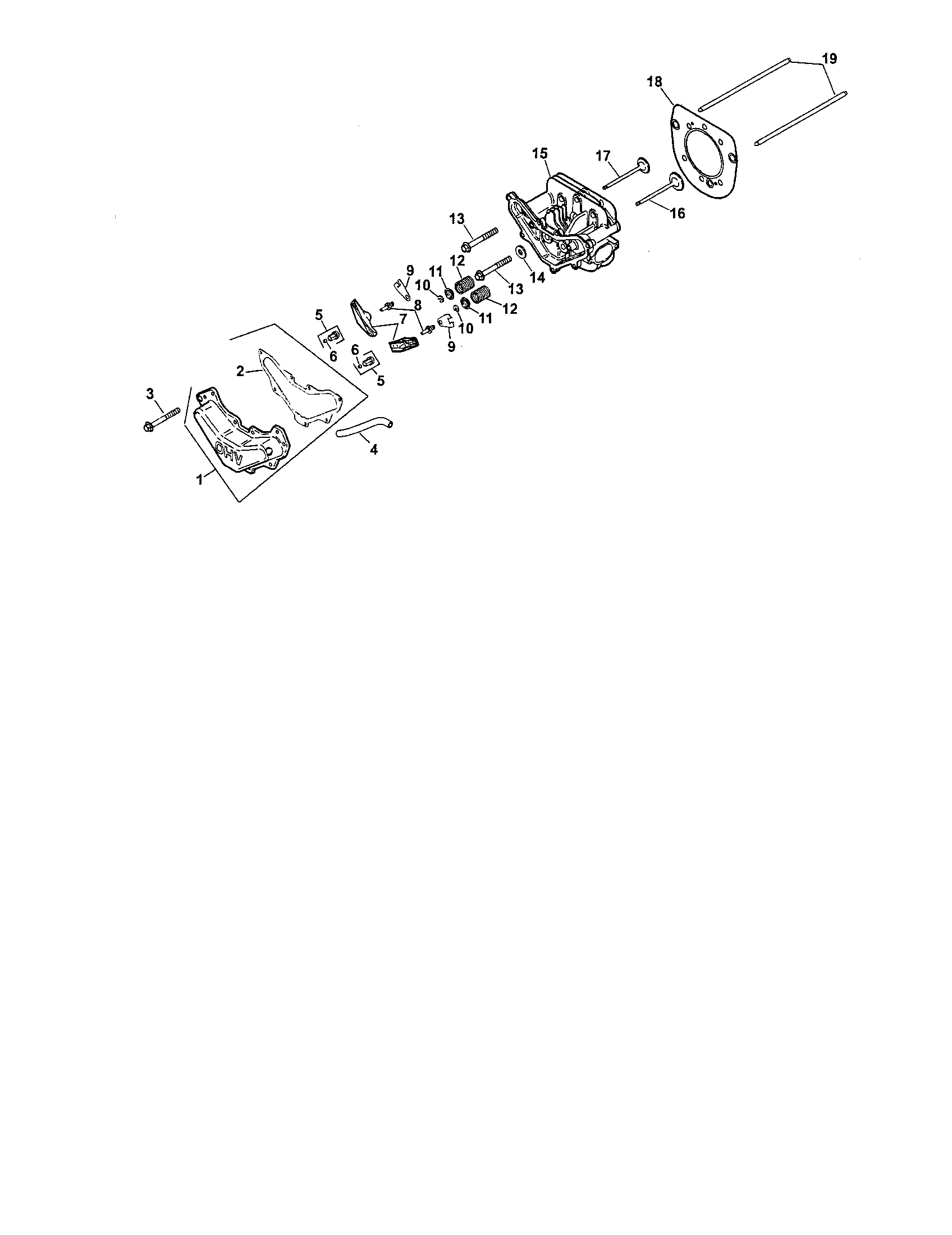 Cylinder head, valve and breather