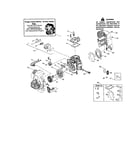 Crankcase/muffler/gasket set