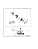 Carburetor/fuel tank/air cleaner