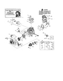 Muffler/crankcase/gasket set