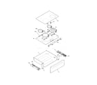 Frigidaire FES366EBB top/drawer diagram