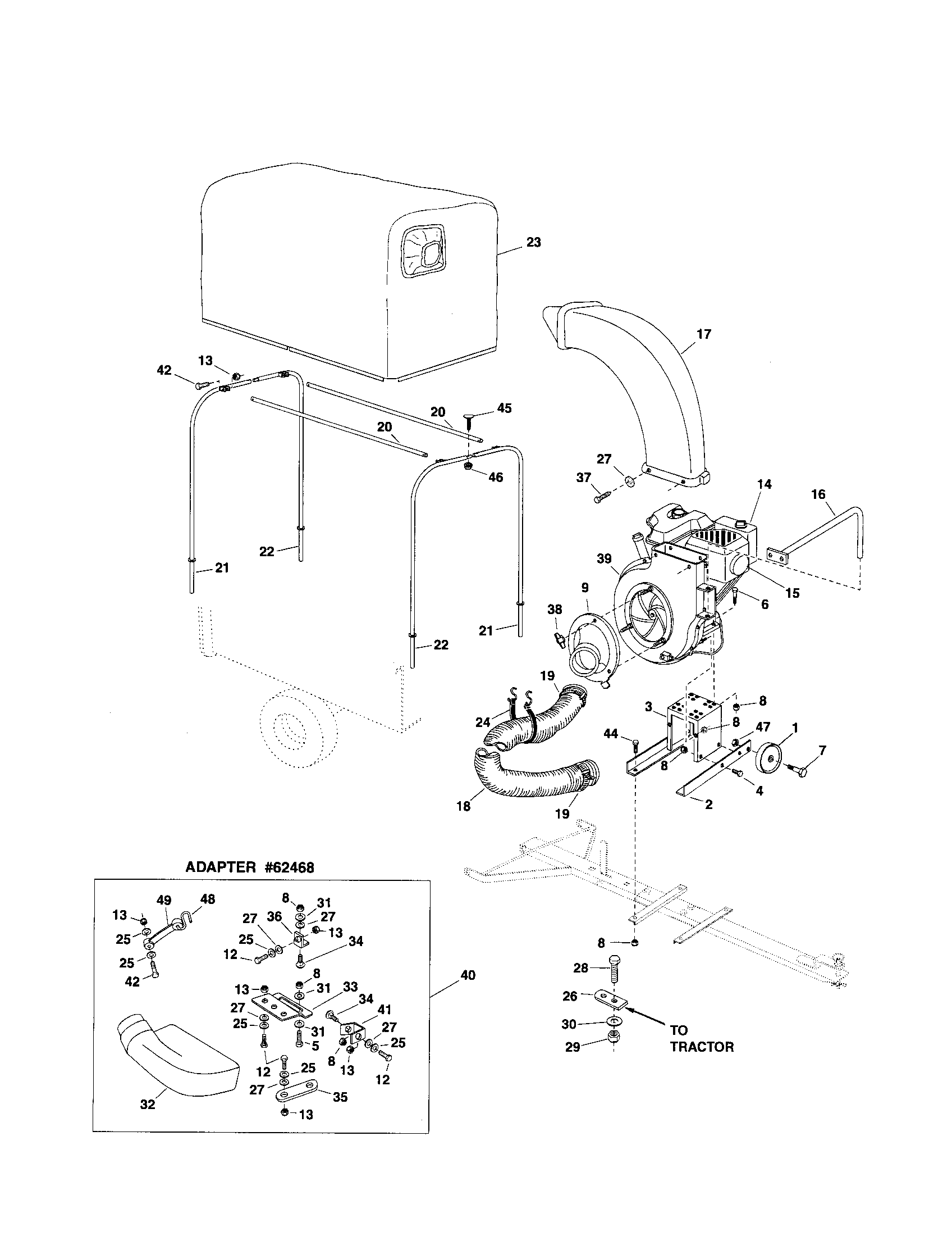 CART COVER/HOSES/ADAPTER KIT