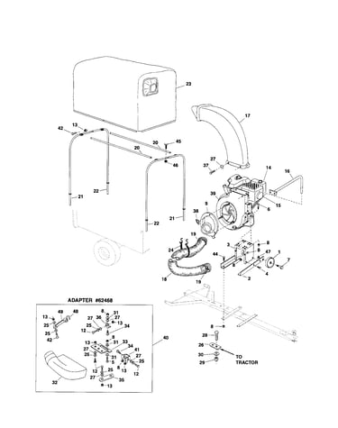 Cart cover/hoses/adapter kit