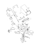 Deck/drive control/grass catcher