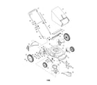 Troybilt 11A-542Q711 rotary mower diagram