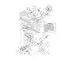 Troybilt 13AN77TG766 transmission assembly-model 77t diagram