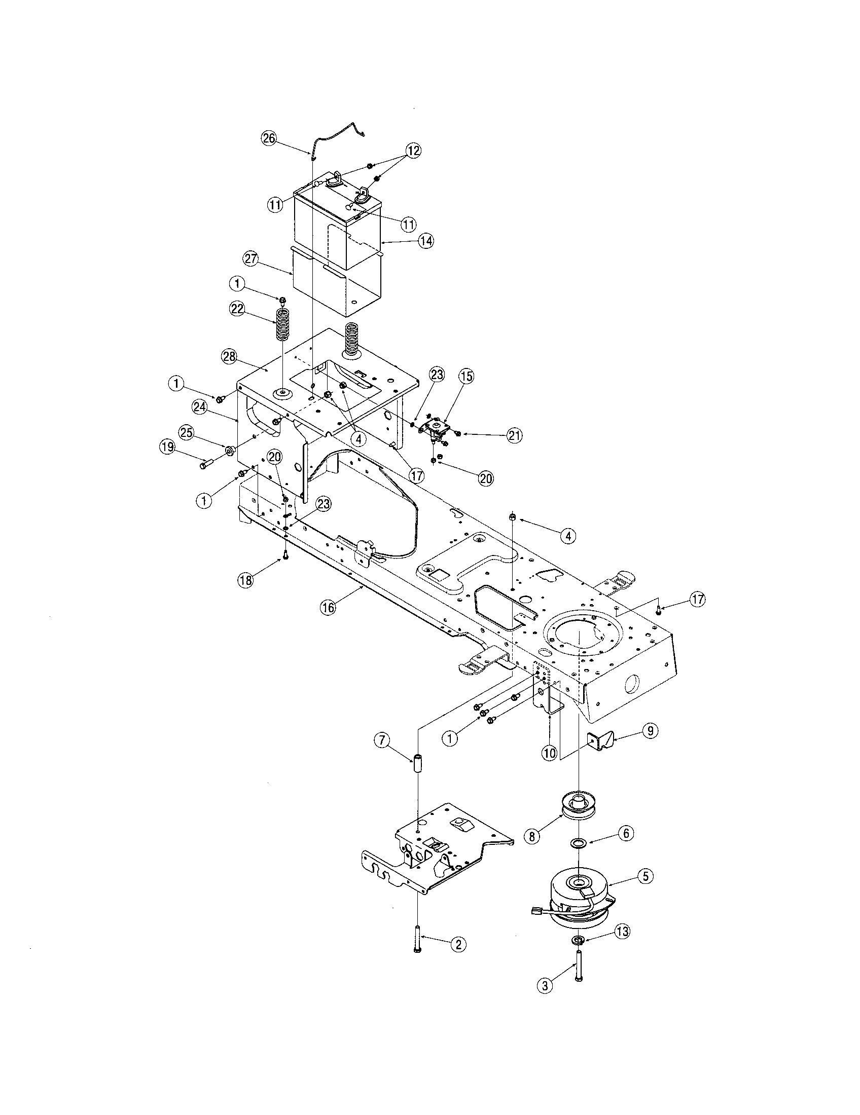 Lower frame assembly