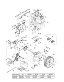Engine shroud/axle
