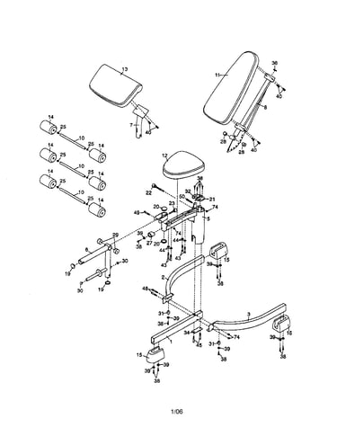 Seat frame/base