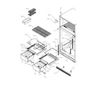Amana TQ18R3-P1158414WG cabinet shelving diagram