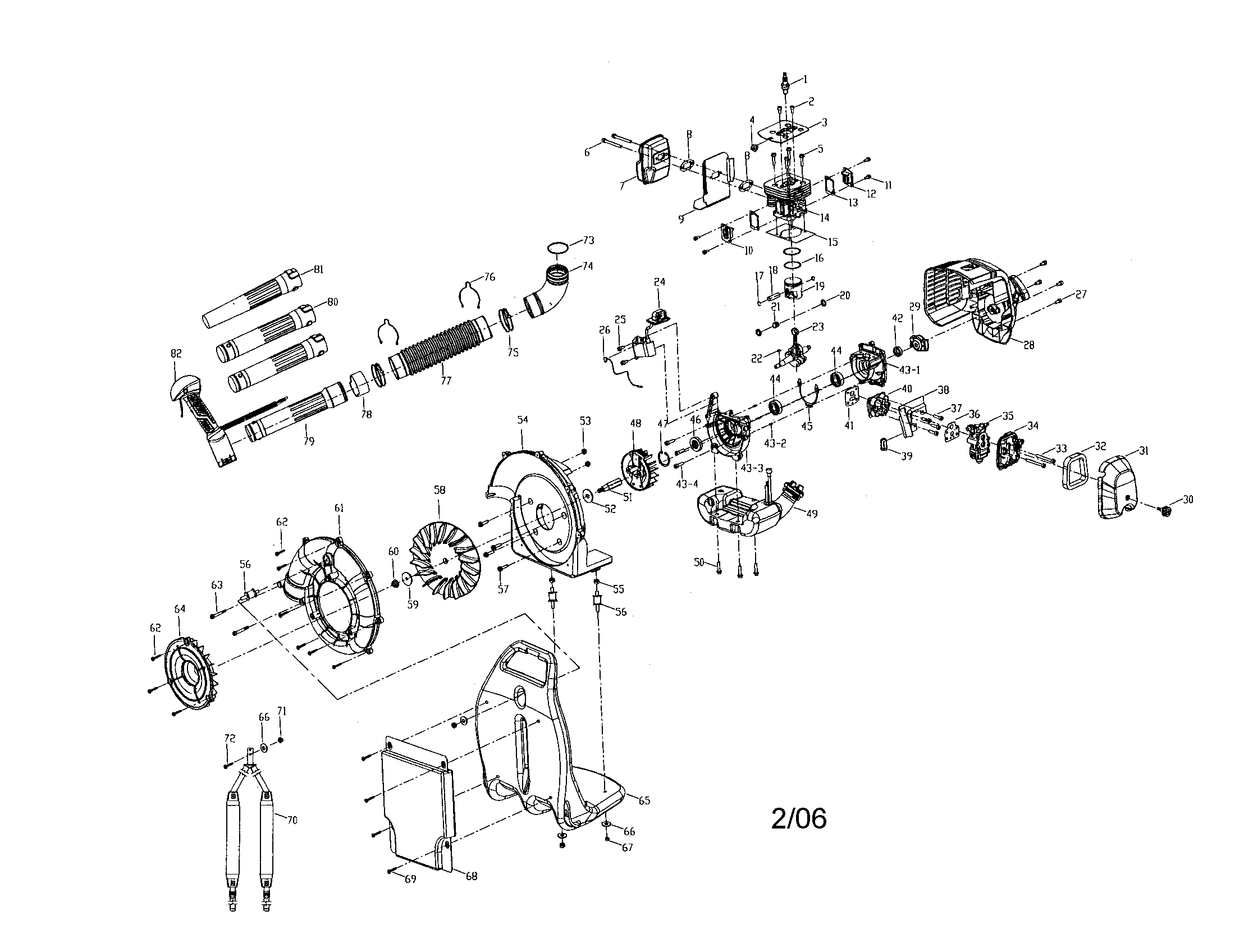 Gas blower